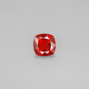 Andesina labradorita naranja natural de 0,97 ct, corte cojín, VVS-VS