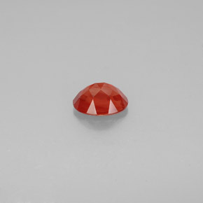 Andesina labradorita naranja natural de 1,02 ct, corte óvalo, VS-SI