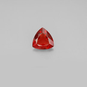 Andesina labradorita rojo natural de 0,81 ct, trillón, VS-SI