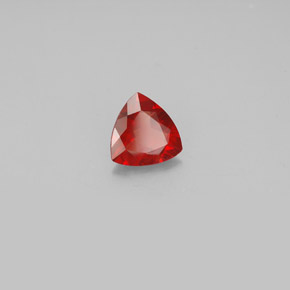 Andesina labradorita rojo natural de 0,81 ct, trillón, VS-SI