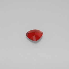 Andesina labradorita rojo natural de 0,81 ct, trillón, VS-SI