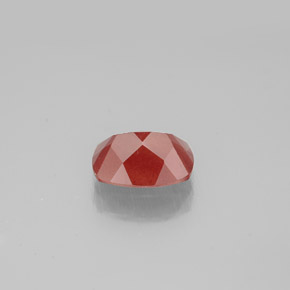 Andesina labradorita rojo natural de 1,06 ct, corte cojín, SI