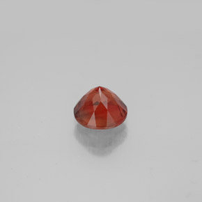Labradorita Andesina Naranja miel natural de 0.80 ct, Corte Redondo, VVS-VS