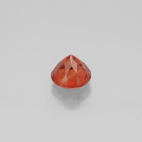 Labradorita Andesina Naranja miel natural de 0.73 ct, Corte Redondo, VS