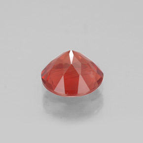 Labradorita Andesina Naranja miel natural de 0.64 ct, Corte Redondo, VS