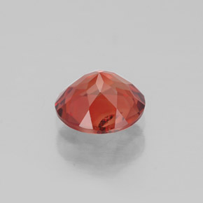 Labradorita Andesina Naranja miel natural de 0.67 ct, Corte Redondo, VS-SI
