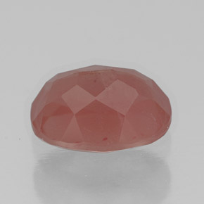 Andesina labradorita rojo natural de 1,50 ct, transparente, transparente / translúcido