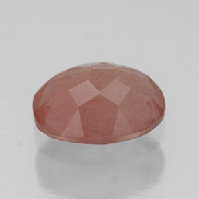 Andesina labradorita rojo natural de 1,37 ct, transparente, transparente / translúcido