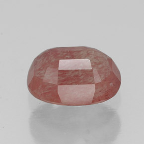 Andesina labradorita rojo natural de 1,44 ct, transparente, transparente / translúcido