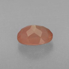 Labradorita Andesina Rojo naranja natural de 1.18 ct, Transparente, Transparente / Translúcido