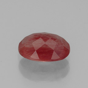 Andesina labradorita rojo natural de 1,06 ct, transparente, transparente / translúcido