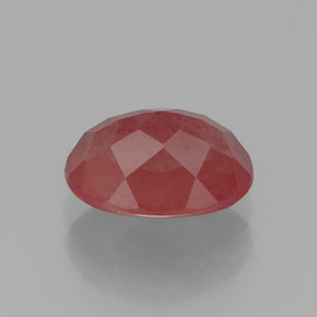 Andesina labradorita rojo natural de 1,20 ct, transparente, transparente / translúcido