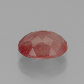 Andesina labradorita rojo natural de 1,09 ct, transparente, transparente / translúcido