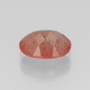 Andesina labradorita rojo natural de 1,17 ct, corte óvalo, VS