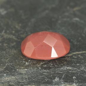 Andesina labradorita rojo natural de 1,38 ct, corte óvalo, VVS-VS