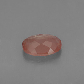 Andesina labradorita rojo natural de 1,07 ct, corte óvalo, VVS-VS