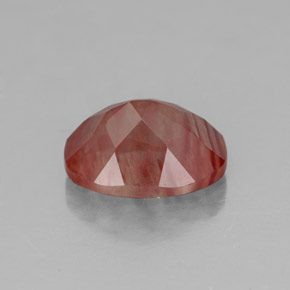 Labradorita Andesina Rojo naranja natural de 1.90 ct, Transparente, Transparente / Translúcido