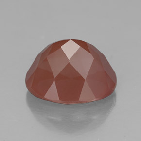 Labradorita Andesina Rojo naranja natural de 3.11 ct, Transparente, Transparente / Translúcido
