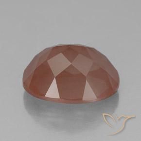 Labradorita Andesina Naranja cálido natural de 3.55 ct, Ovalada, Transparente