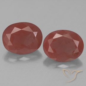 4.98ctw Natural Rojo oscuro Labradorita Andesina, Ovalada, Transparente