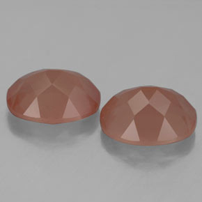 Gemas de Labradorita Andesina Naranja miel natural de  ct, Corte Óvalo, Transparente