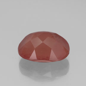 Andesina labradorita rojo natural de 3,35 ct, transparente, transparente / translúcido