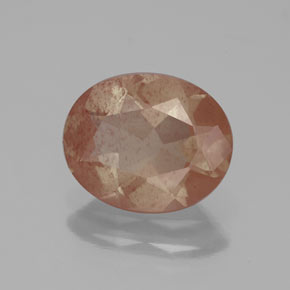 Labradorita Andesina Naranja miel natural de 2.23 ct, Transparente, Transparente / Translúcido