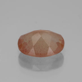 Labradorita Andesina Naranja miel natural de 2.23 ct, Transparente, Transparente / Translúcido