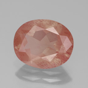Labradorita Andesina Rojo medio natural de 2.99 ct, Transparente, Transparente / Translúcido