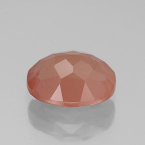Andesina labradorita rojo natural de 2,79 ct, corte óvalo, translúcido