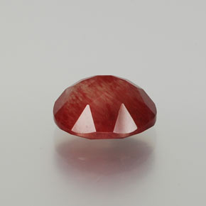 Andesina labradorita rojo natural de 2,88 ct, corte óvalo, translúcido