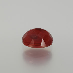 Andesina labradorita rojo natural de 1,63 ct, corte óvalo, translúcido