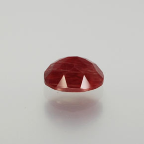 Andesina labradorita rojo natural de 1,47 ct, corte óvalo, translúcido
