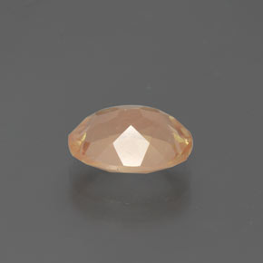 Andesina labradorita dorado natural de 2,24 ct, corte óvalo, transparente