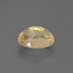 Andesina labradorita dorado natural de 2,58 ct, corte óvalo, transparente