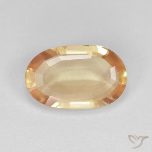2.23ct Natural Naranja cantaloupe Labradorita Andesina, Ovalada, Transparente