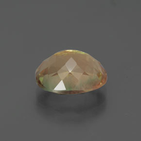 Andesina labradorita amarillo natural de 2,98 ct, corte óvalo, transparente