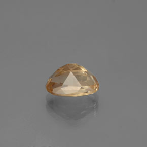 Andesina labradorita dorado natural de 2,10 ct, corte óvalo, transparente