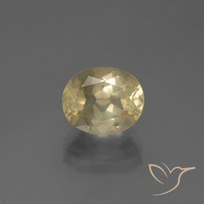 2.72ct Natural Dorado claro Labradorita Andesina, Ovalada, Transparente