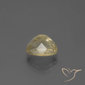 Labradorita Andesina Dorado claro natural de 2.72 ct, Ovalada, Transparente