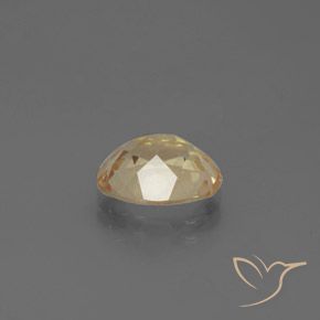 Andesina labradorita dorado natural de 2,21 ct, corte óvalo, transparente