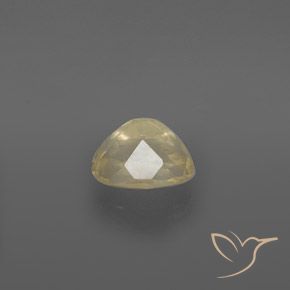 Labradorita Andesina Amarillo claro natural de 2.01 ct, Ovalada, Transparente
