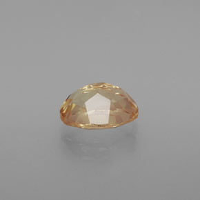 Andesina labradorita dorado natural de 1,91 ct, corte óvalo, transparente