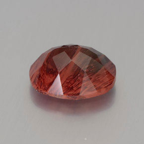 Andesina labradorita rojo natural de 2,60 ct, corte óvalo, translúcido