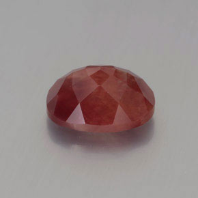 Andesina labradorita rojo natural de 1,96 ct, corte óvalo, translúcido