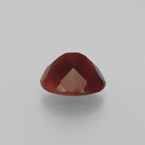 Andesina labradorita rojo natural de 2,12 ct, corte óvalo, translúcido