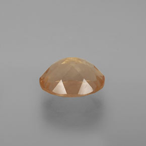 Andesina labradorita dorado natural de 2,90 ct, corte óvalo, transparente