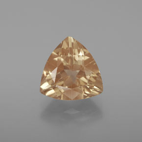 Andesina labradorita naranja natural de 3,11 ct, trillón, transparente