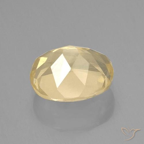 Andesina labradorita dorado natural de 3,83 ct, corte óvalo, transparente