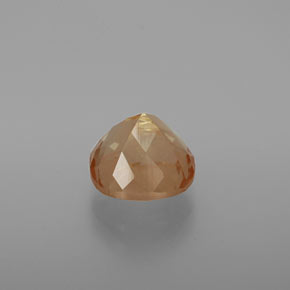 Andesina labradorita naranja natural de 3,12 ct, corte cojín, transparente